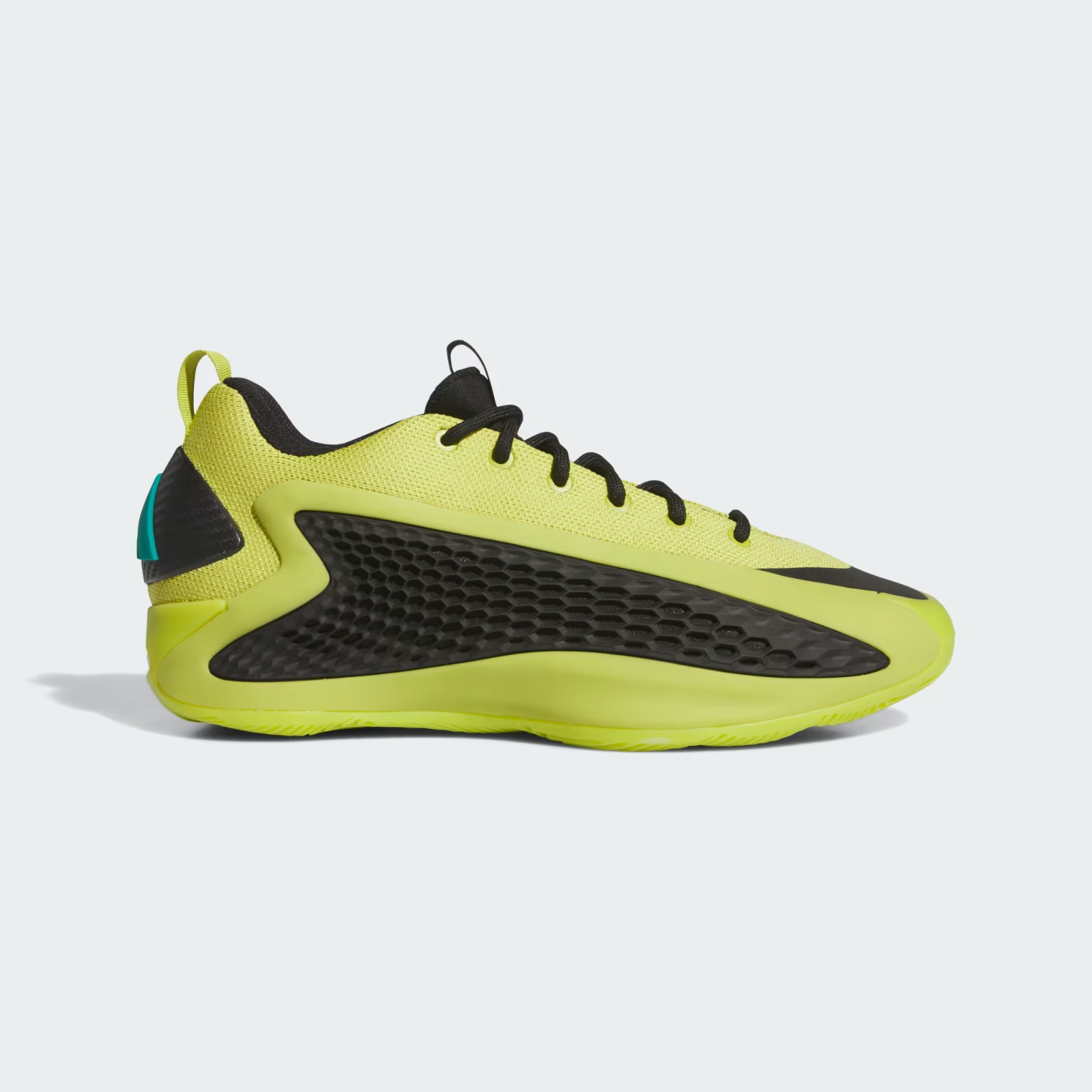Adidas Basketball Anthony Edwards 1 Low Trainers in Preloved Lime/Black Shoes