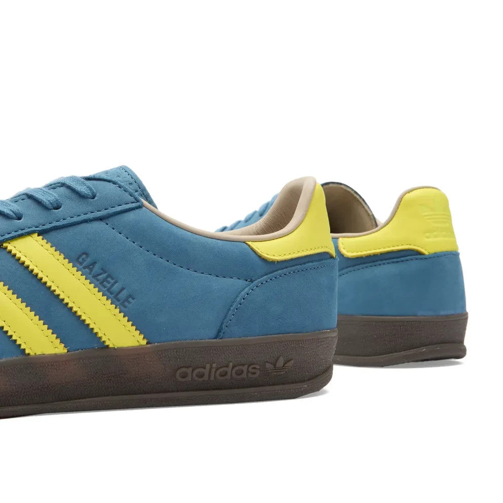 Adidas Gazelle Indoor Pro Shoes in Shock Yellow & Charcoal