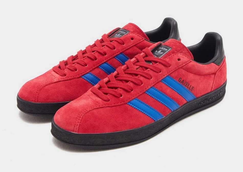 Adidas Gazelle Indoor Pro Men's Shoes in Red and Blue