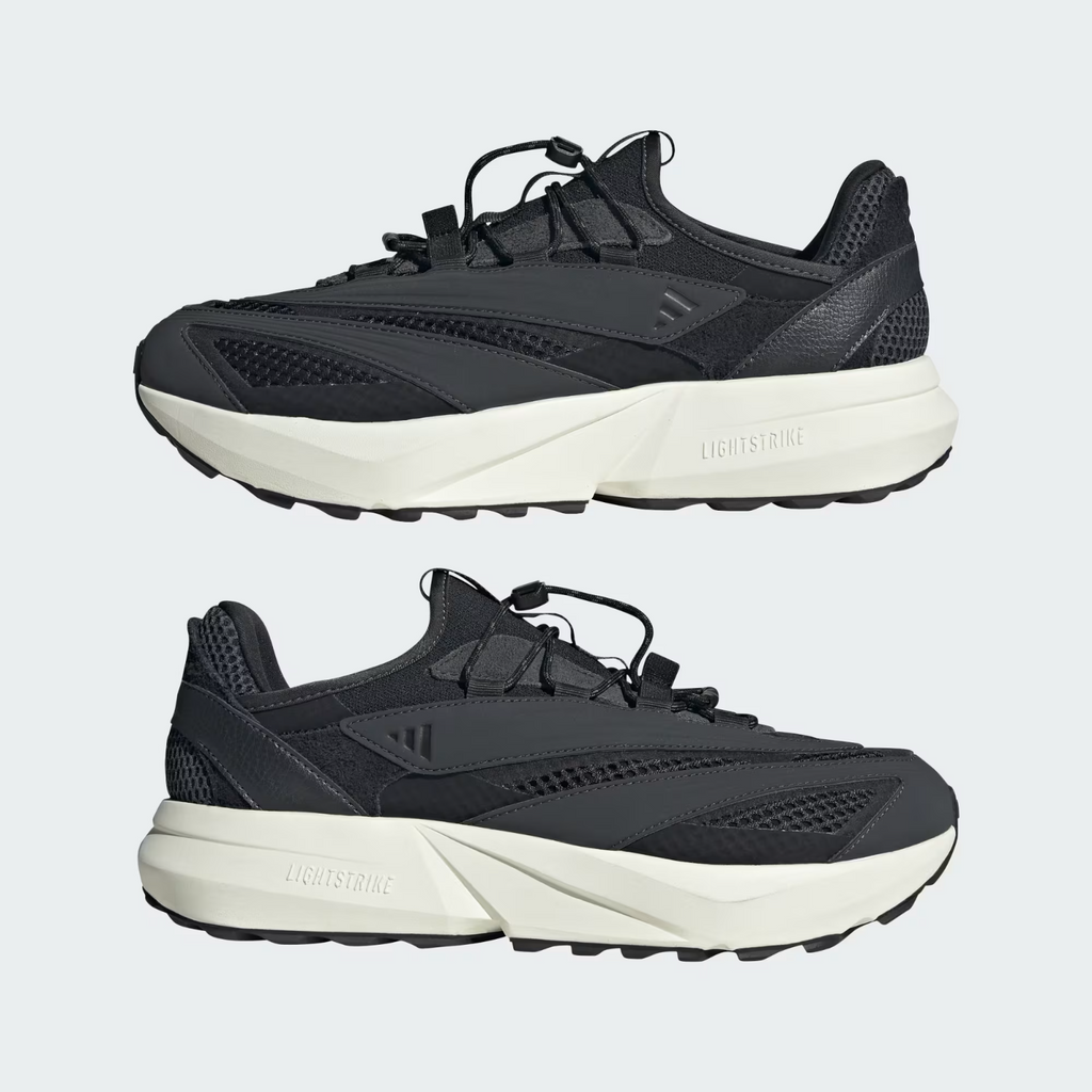 Adidas Lightblaze Vista Men's Shoes in Carbon/Core Black/Grey Six