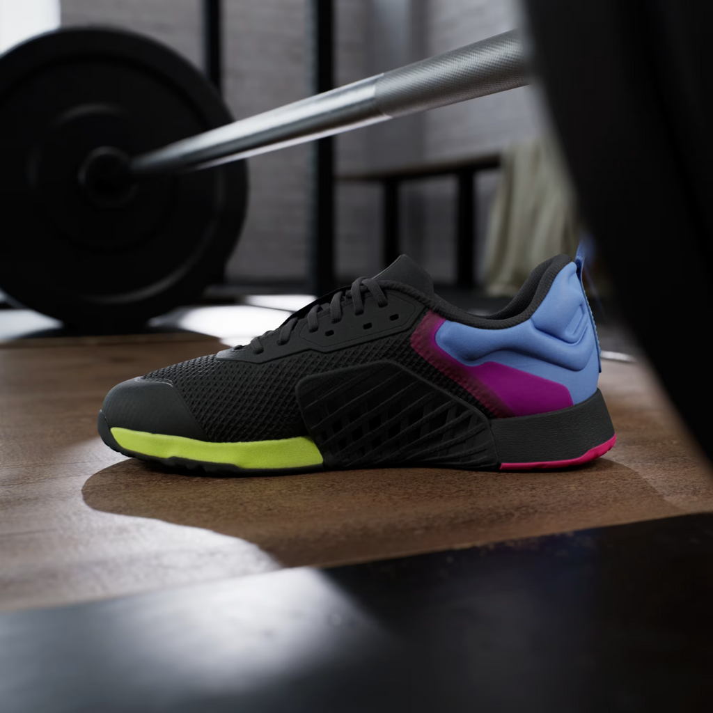 Adidas Gym & Training DROPSET 3 Strength Training Shoes in Black/Cloud White