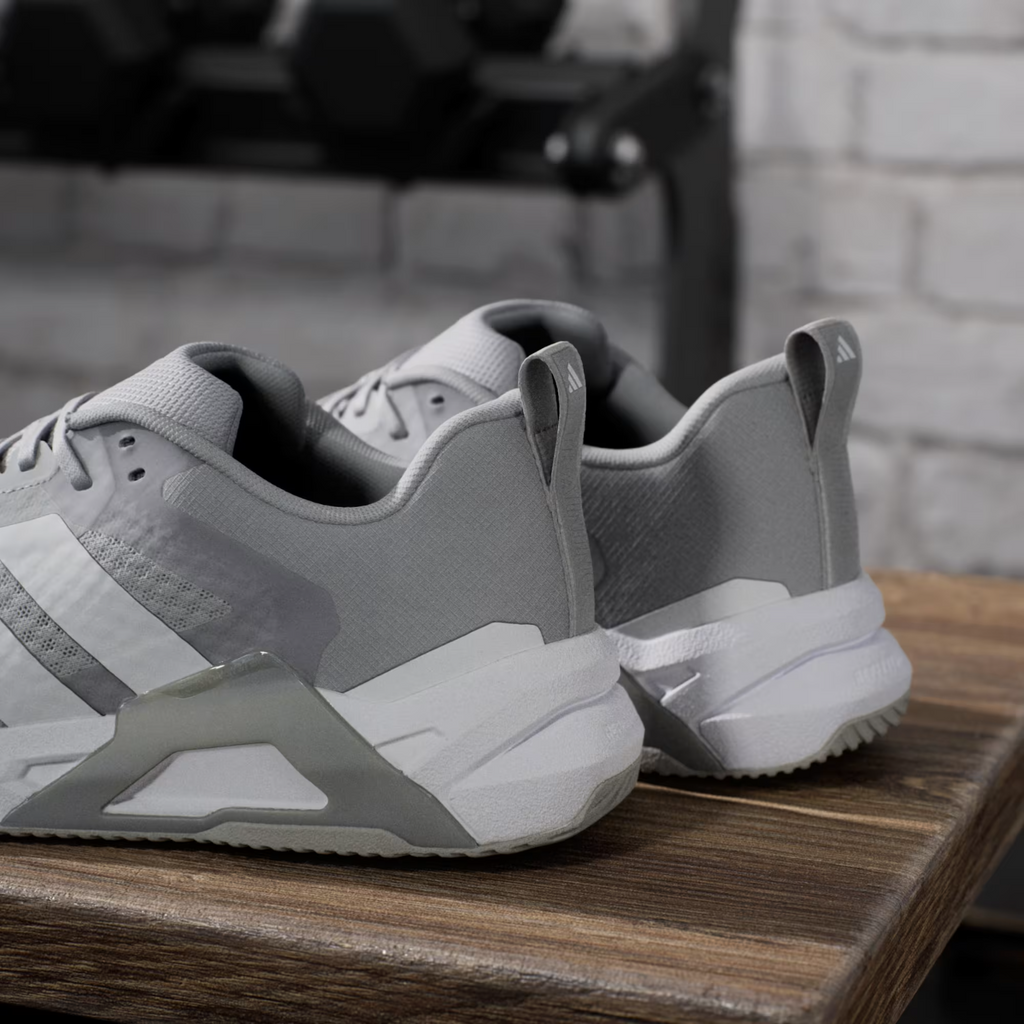 Adidas Gym & Training Dropset Control Trainer Shoes in Grey Two/Cloud White