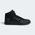 adidas Hoops 2.0 Mid Basketball Style Shoes Black 