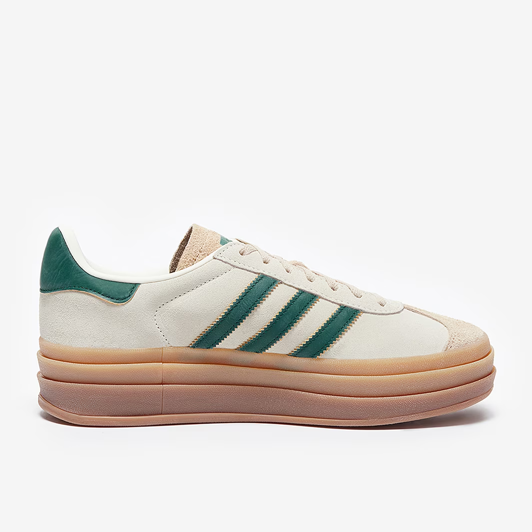 adidas Gazelle Bold Cream Green Trainers