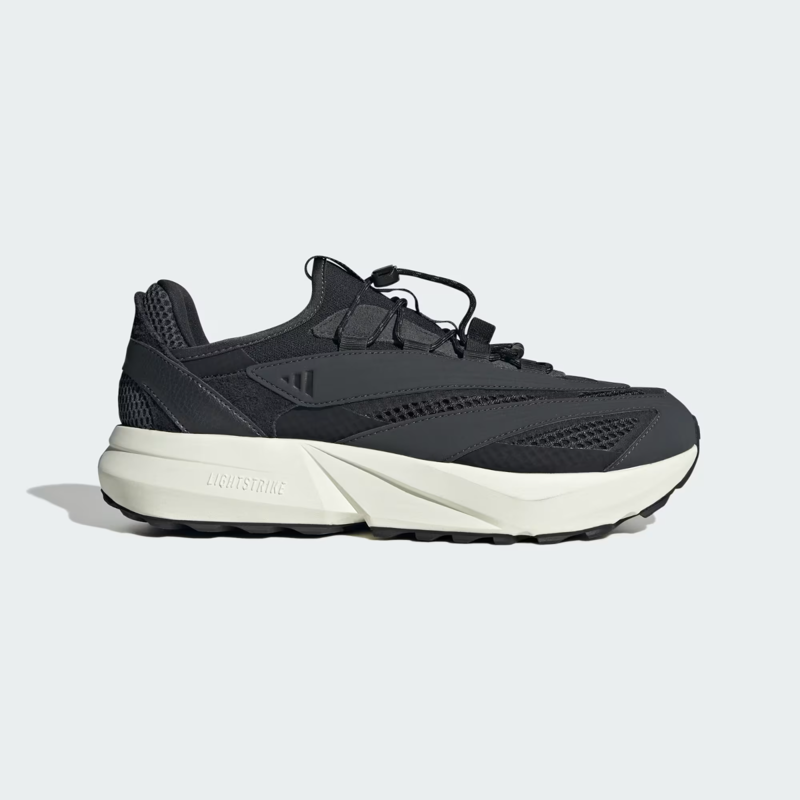 Adidas Lightblaze Vista Men's Shoes in Carbon/Core Black/Grey Six
