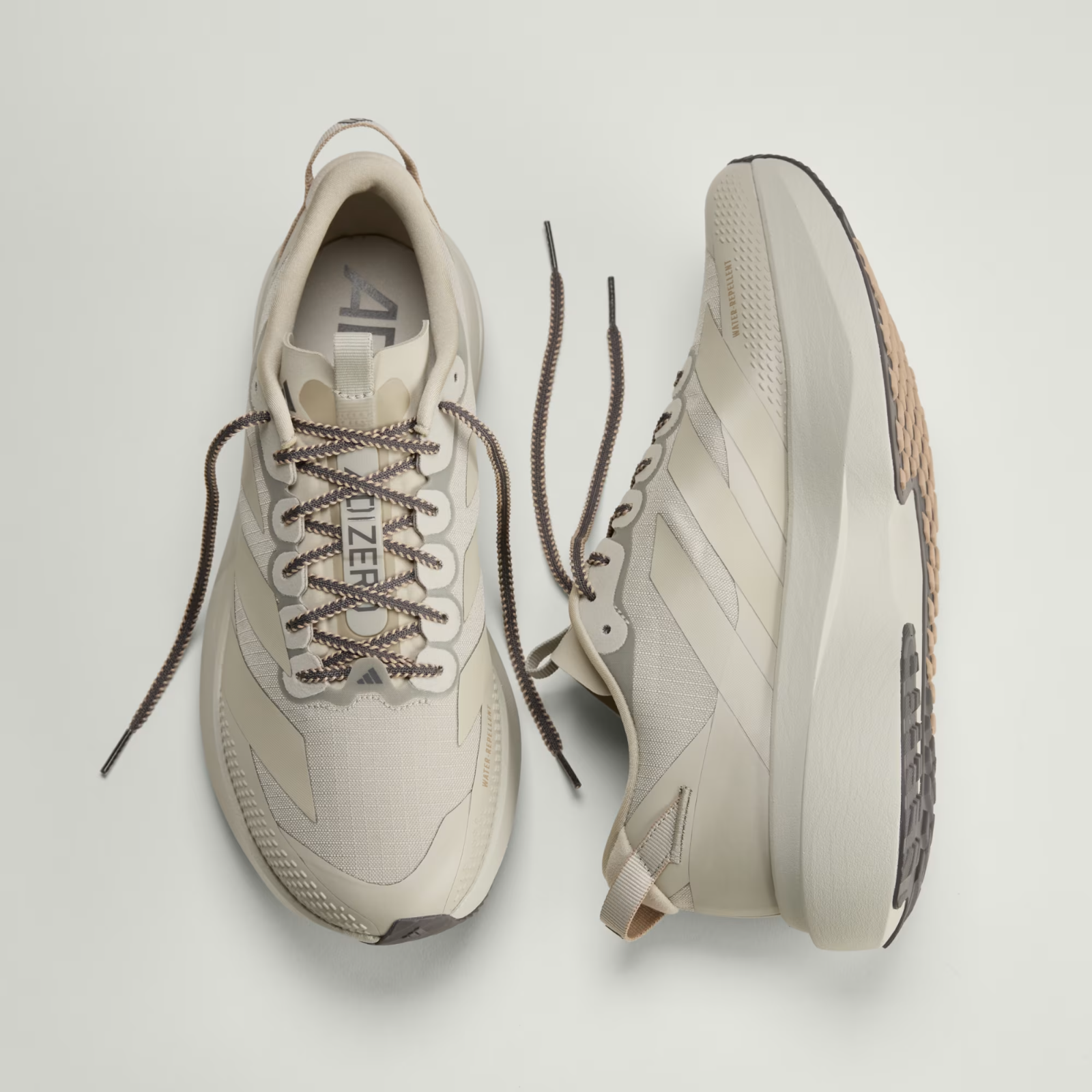 Adidas Adizero Evo SL  ATR Shoes in Putty Grey/Grey Strata