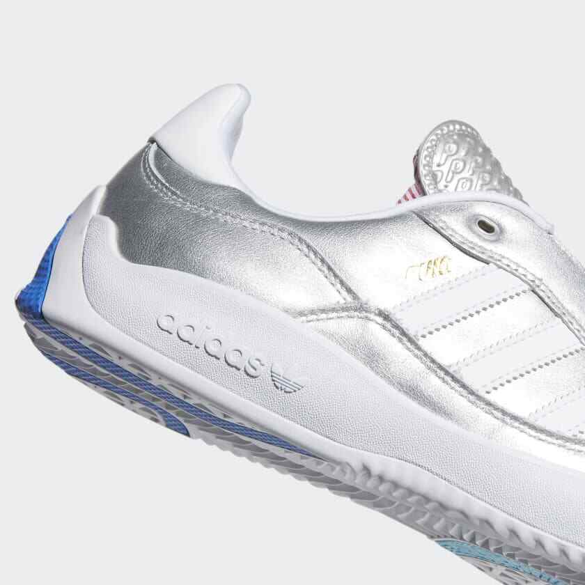 Adidas Men Originals Puig Shoes in Silver Metallic 