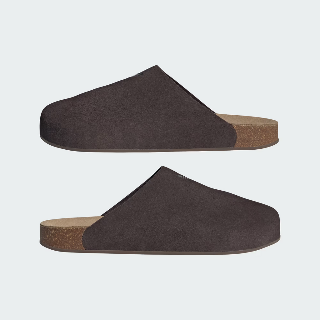 adidas Originals Adimule Slides in Dark Brown