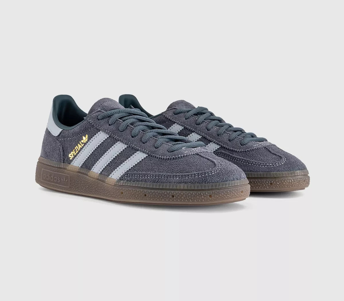 Adidas Men's Handball Spezial Shoes in Aurora Onix Halo Silver/Gum