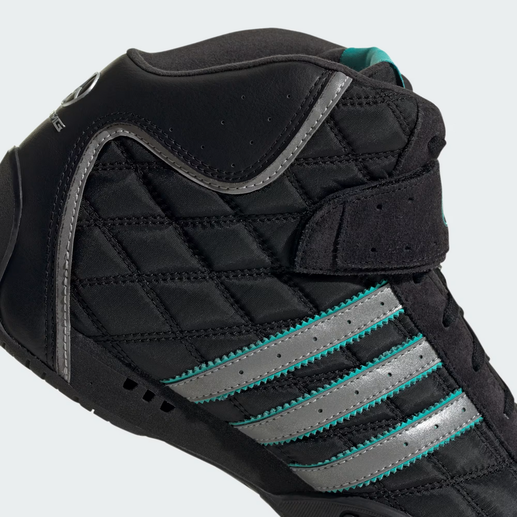 Adidas ADIRACER HI MERCEDES AMG PETRONAS F1 TEAM SHOES in Black
