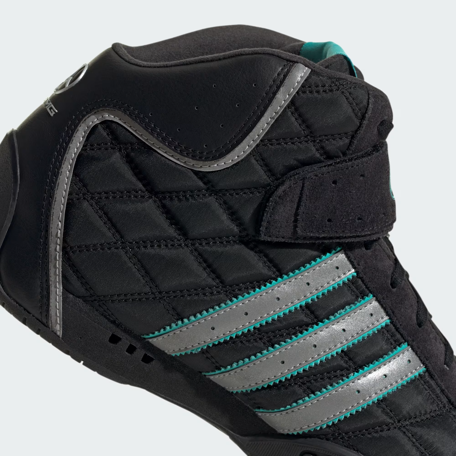 Adidas ADIRACER HI MERCEDES AMG PETRONAS F1 TEAM SHOES in Black