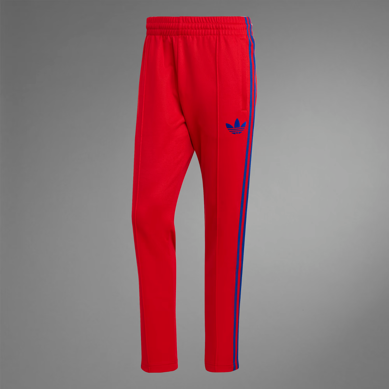 adidas Adicolor 70s Striped Tracksuit Bottoms Scarlet