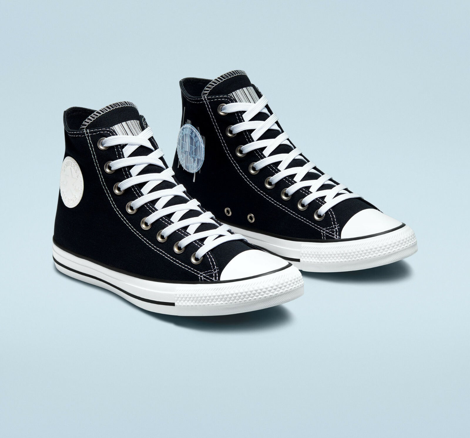  Converse Chuck Taylor All Star Translucent Barcode Designed in Italy Shoes 
