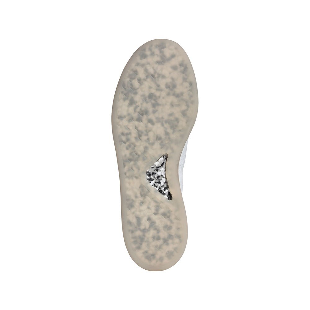 adidas Advantage Eco Shoes in White and Green UK 12