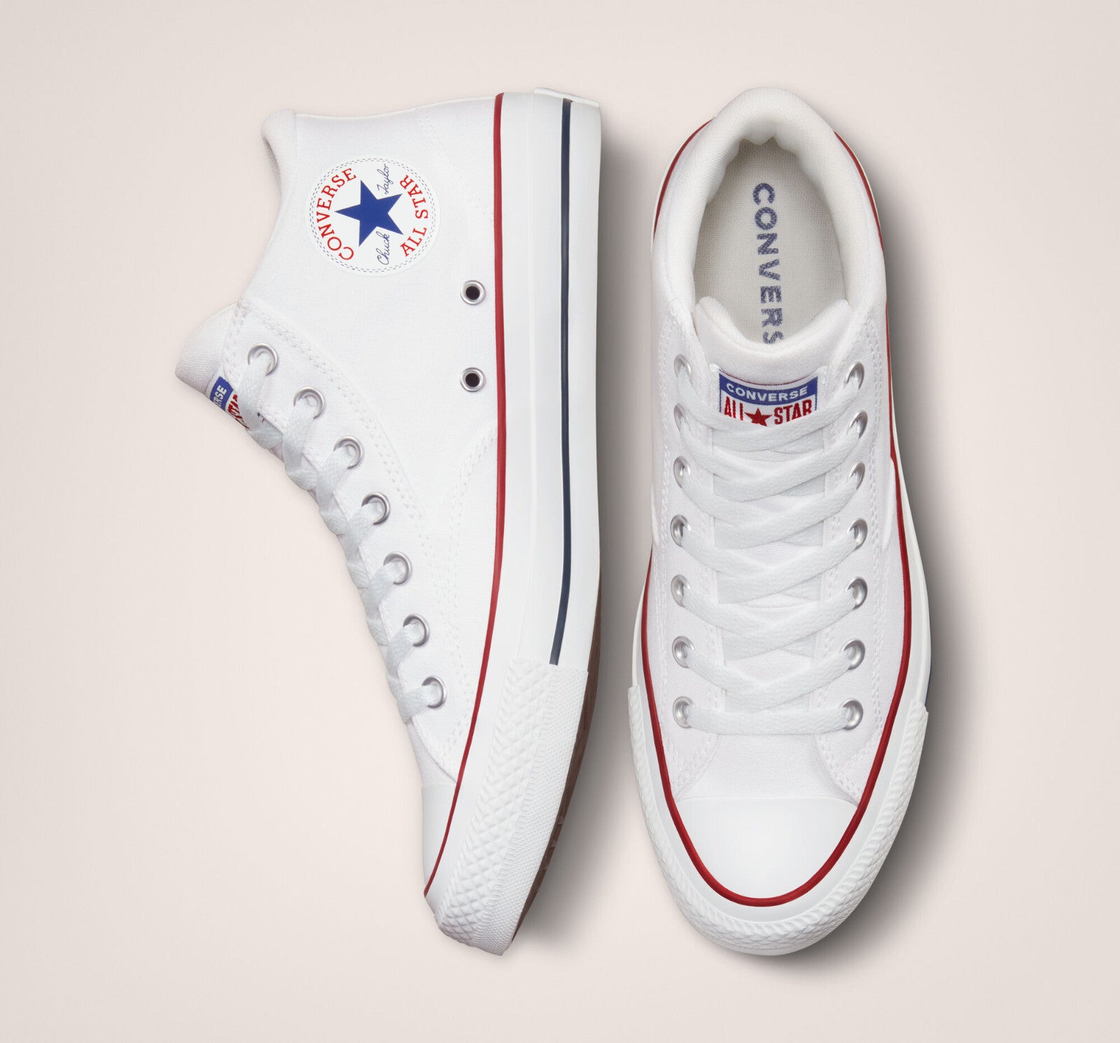  Converse Chuck Taylor All Star Malden Street Mid Shoes White