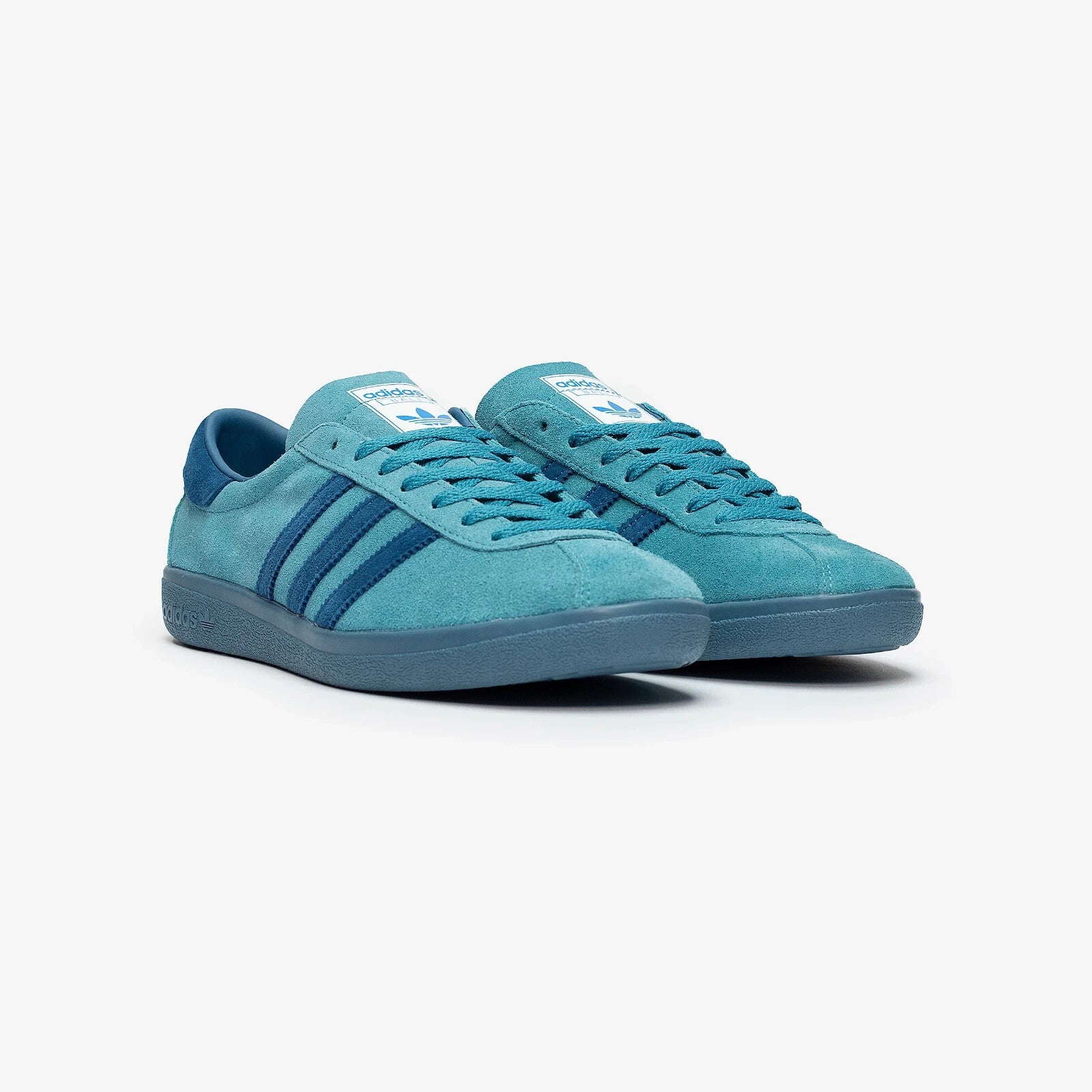Adidas Bali Tactile Steel & Dark Marine & Chalk Blue Suede Trainers UK 12