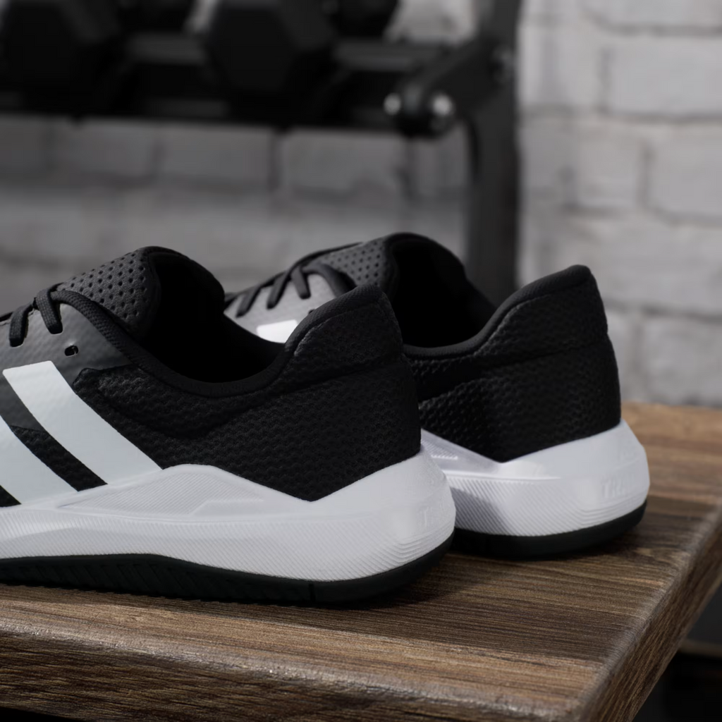 Adidas Gym & Training Dropset Base Trainer Shoes in Black and White