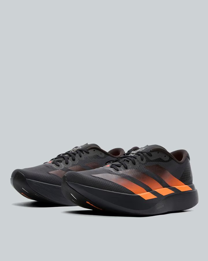 adidas ADIZERO EVO SL Trainers in Carbon / Black Lucid Orange Shoes