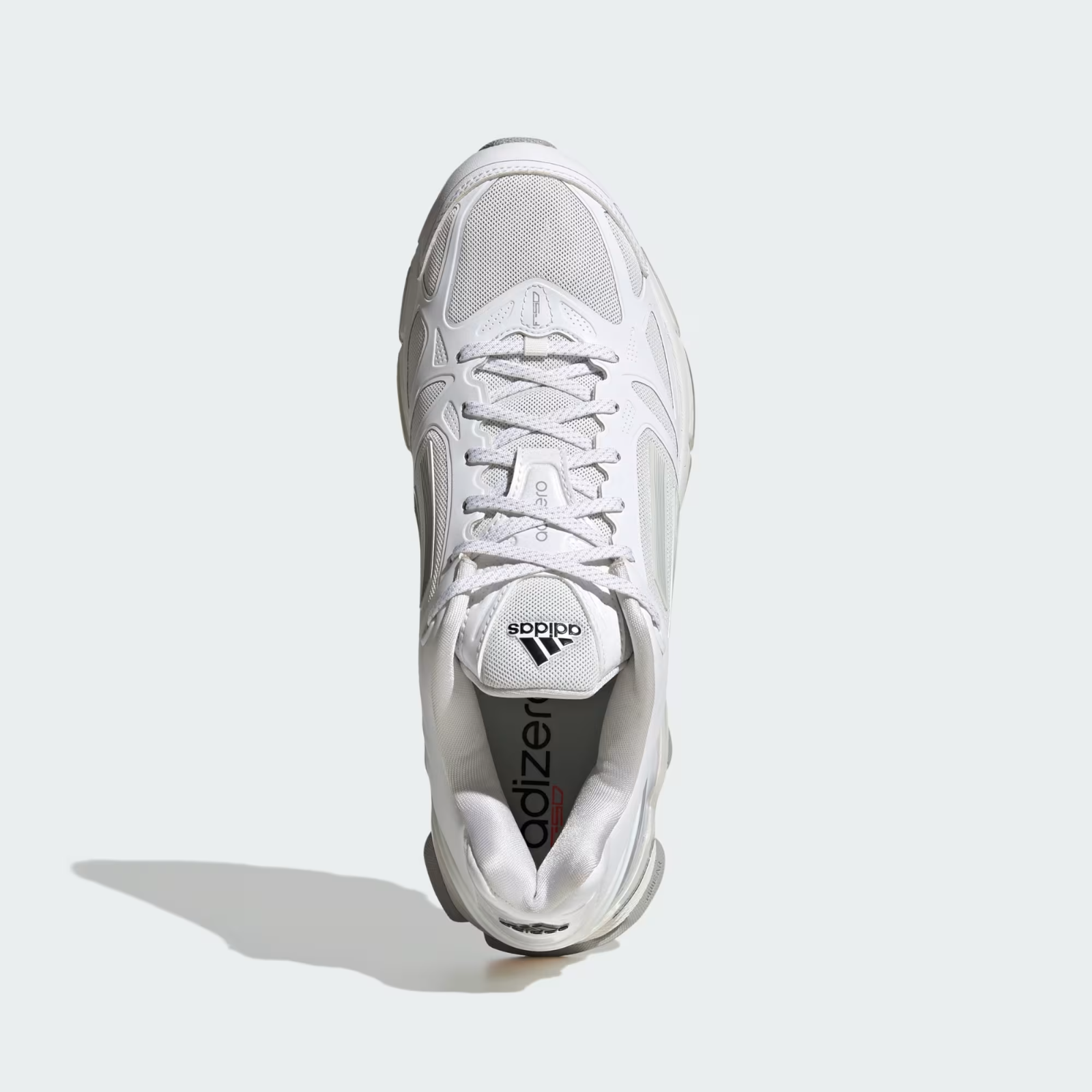 Adidas ADIZERO F50 Shoes in Cloud White/Zero Metalic/Crystal White