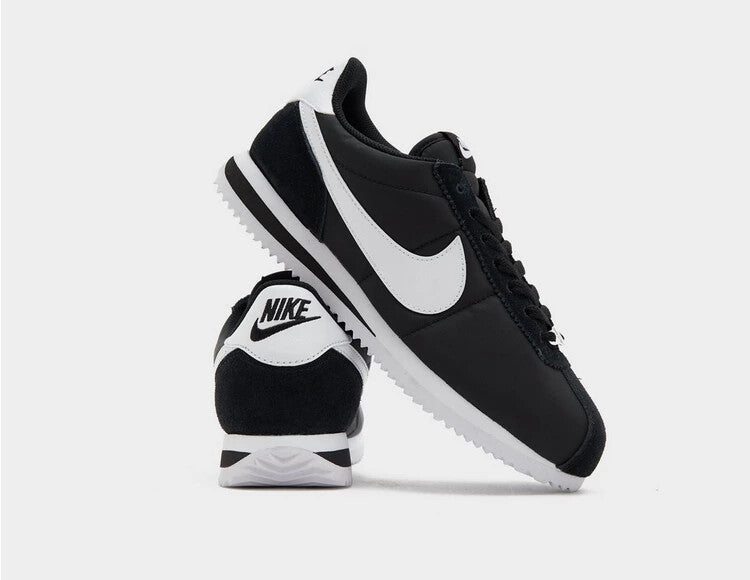 Nike Cortez Men's Suede Trainers in Black and White