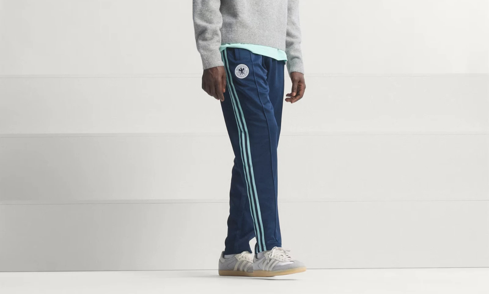 Adidas Football Men's Germany Originals Track Pants Navy
