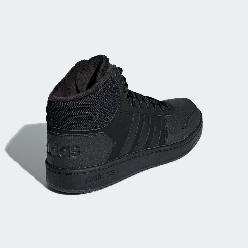 adidas Hoops 2.0 Mid Basketball Style Shoes Black 