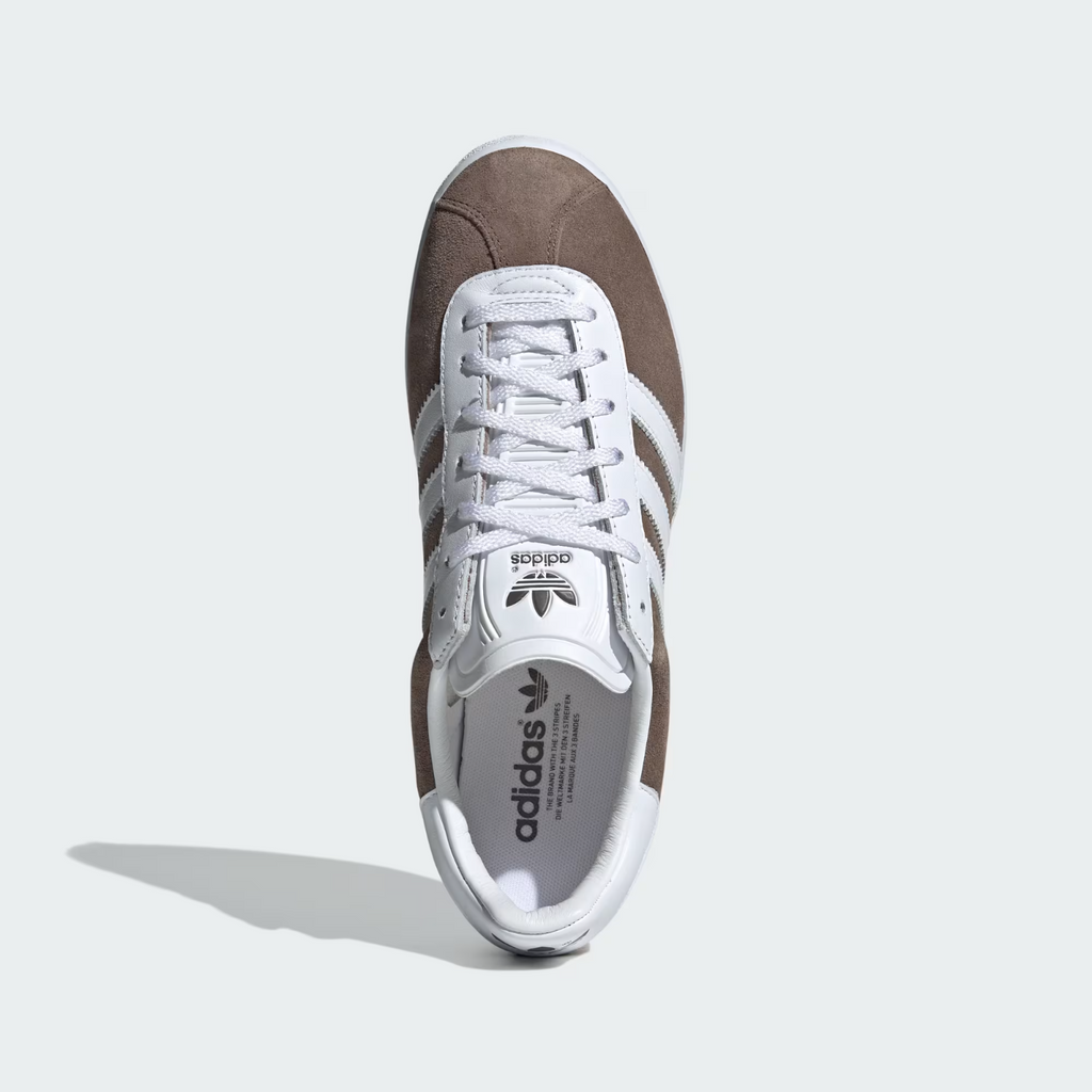 adidas Men's Originals Gazelle 85 Shoes in Earth Strata / Cloud White