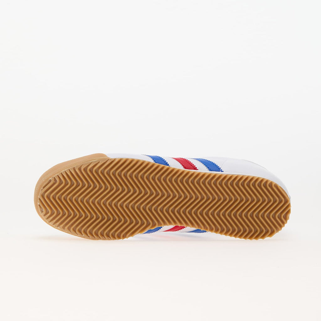 adidas Mens Kick K74 Shoes in White / Blue and Scarlet Trainers UK 8