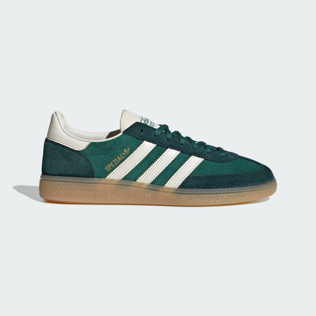 Adidas Handball Spezial Shoes in Collegiate Green/Off White/Aurora Ivy