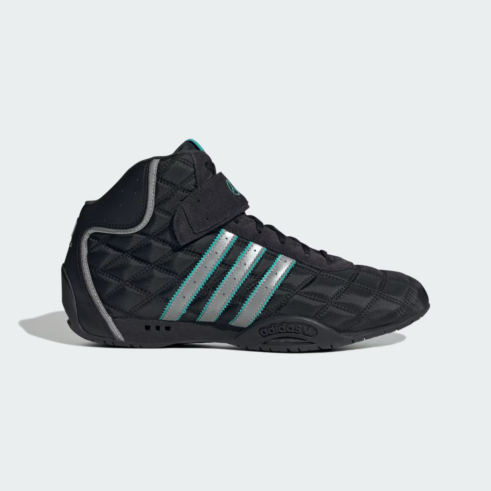 Adidas ADIRACER HI MERCEDES AMG PETRONAS F1 TEAM SHOES in Black