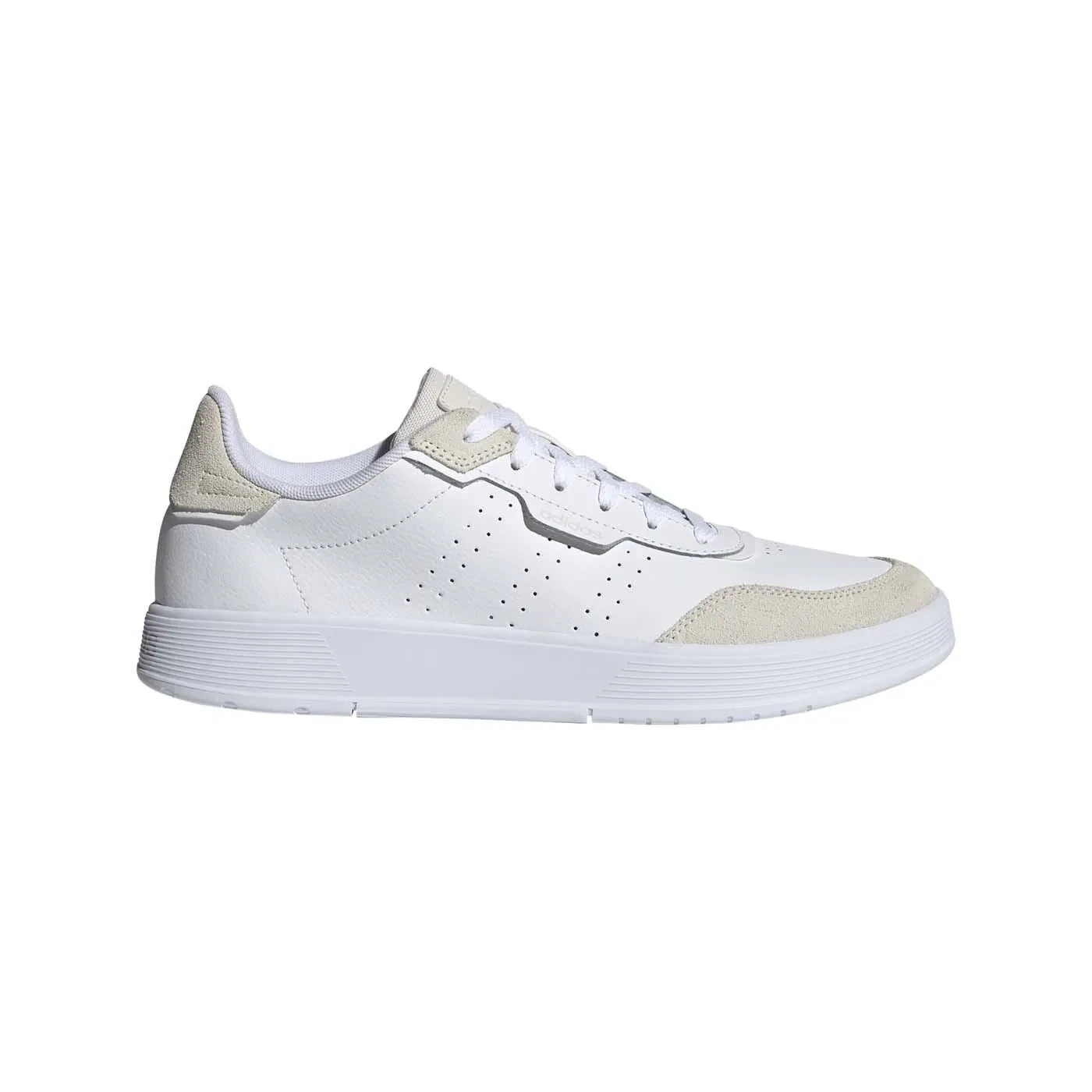 adidas Men's Sportswear COURTPHASE Tennis Shoes UK 9.5 White/Ecru/Beige