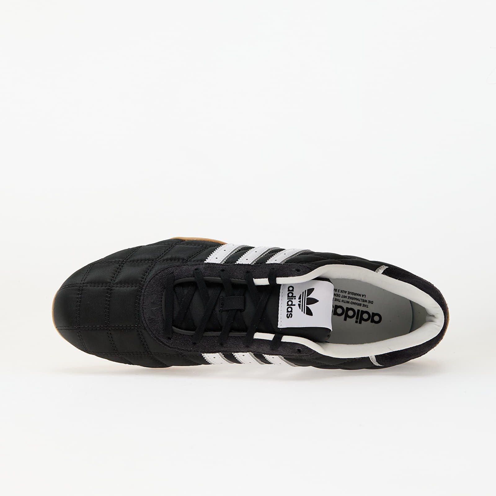 adidas Adiracer Lo Leather Trainers in Black / White / Gum