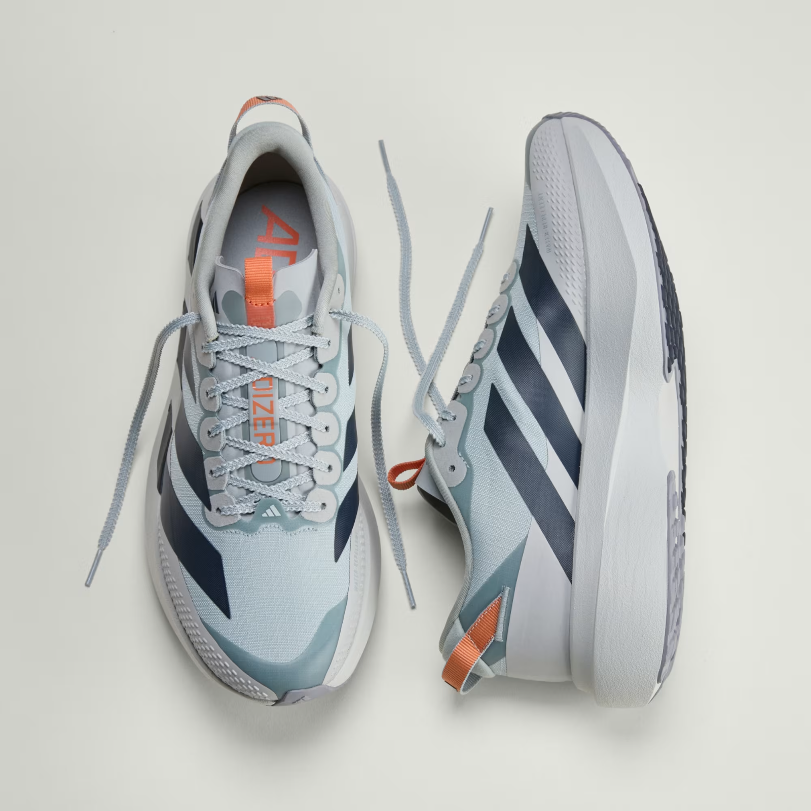 Adidas Adizero Evo SL  ATR Shoes in Wonder Sage/Aurora Ink/Wonder Silver