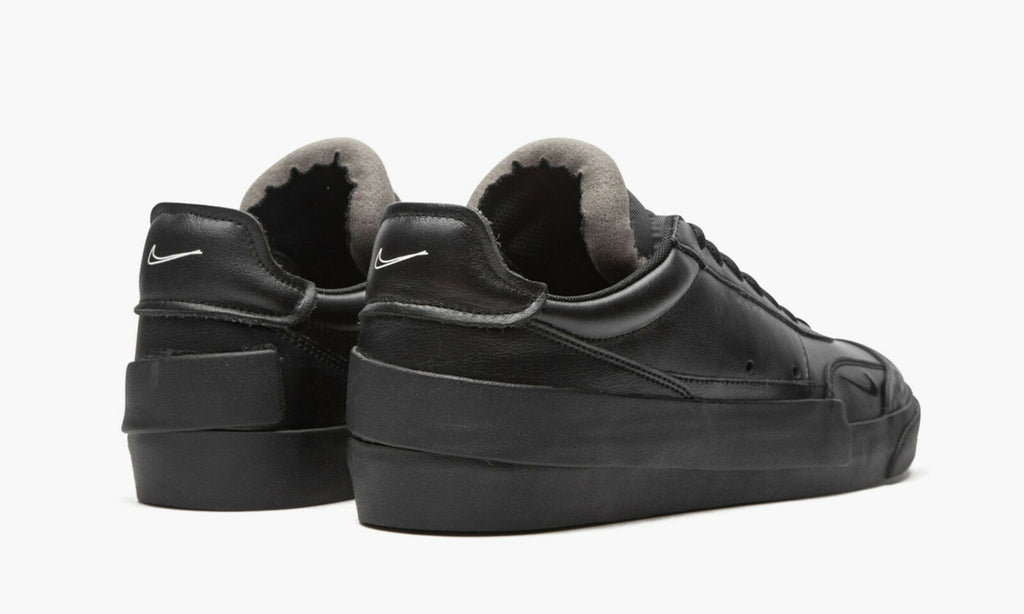 Nike Drop Type Premium Triple Black Mens Leather Trainers Shoes
