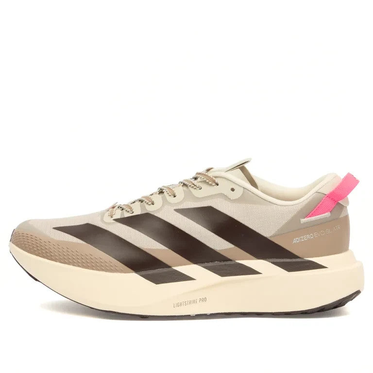 Adidas Adizero Evo SL  ATR Men's Shoes in Wonder White, Aurora Coffee