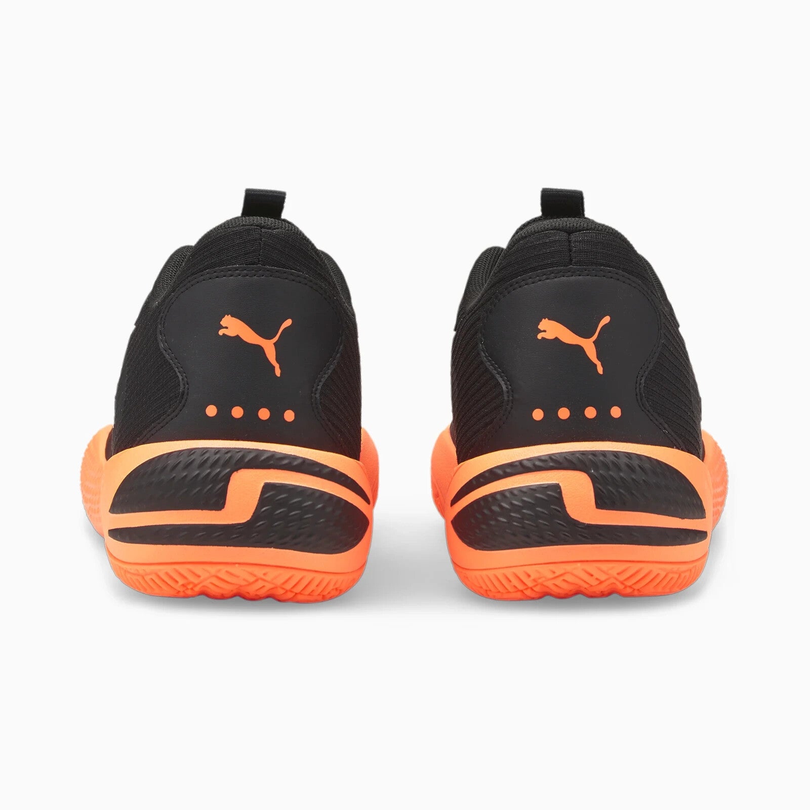 Puma Men's Court Rider 2.0 Basketball Shoes in Black and Orange