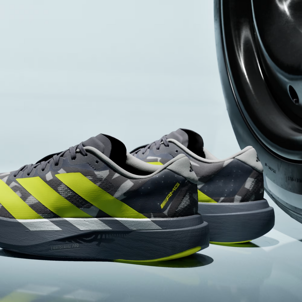 Adidas Adizero EVO SL  AMG in Aurora Onix/Acid Yellow/Grey Three Shoes