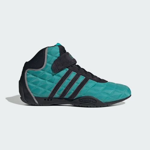 Adidas ADIRACER HI MERCEDES AMG PETRONAS F1 TEAM SHOES in Semi Mint Rush
