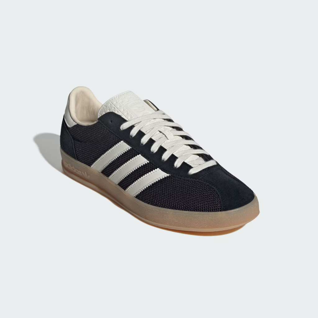 adidas Gazelle Indoor PRO Trainers in Black/Off White/Warm Sandstone
