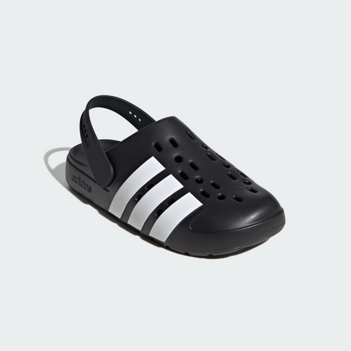 adidas Adilette Clog 2.0 in Black and White