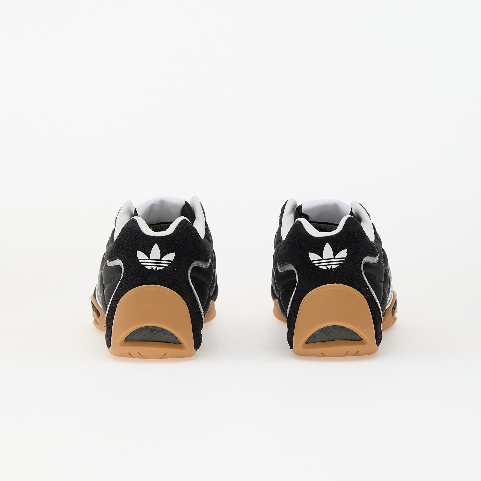adidas Adiracer Lo Leather Trainers in Black / White / Gum