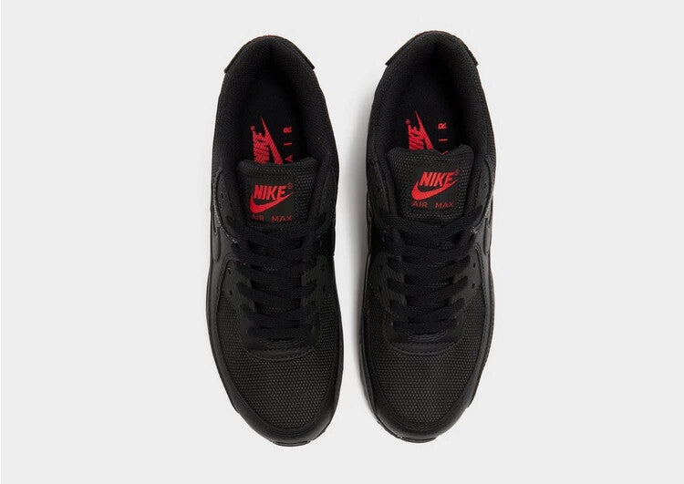 Nike Air Max 90 Men's Shoes Trainers in Black/Orange UK 10