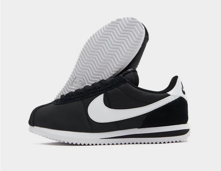 Nike Cortez Men's Suede Trainers in Black and White