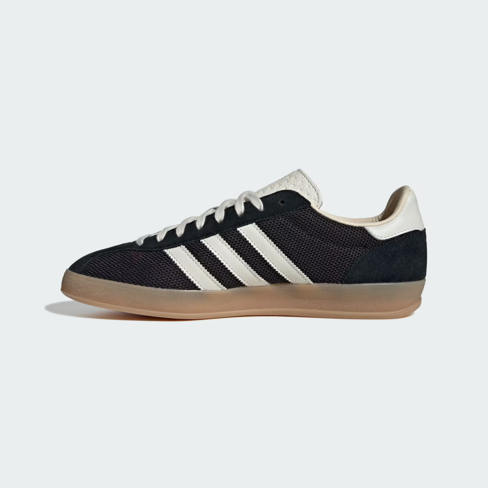 adidas Gazelle Indoor PRO Trainers in Black/Off White/Warm Sandstone