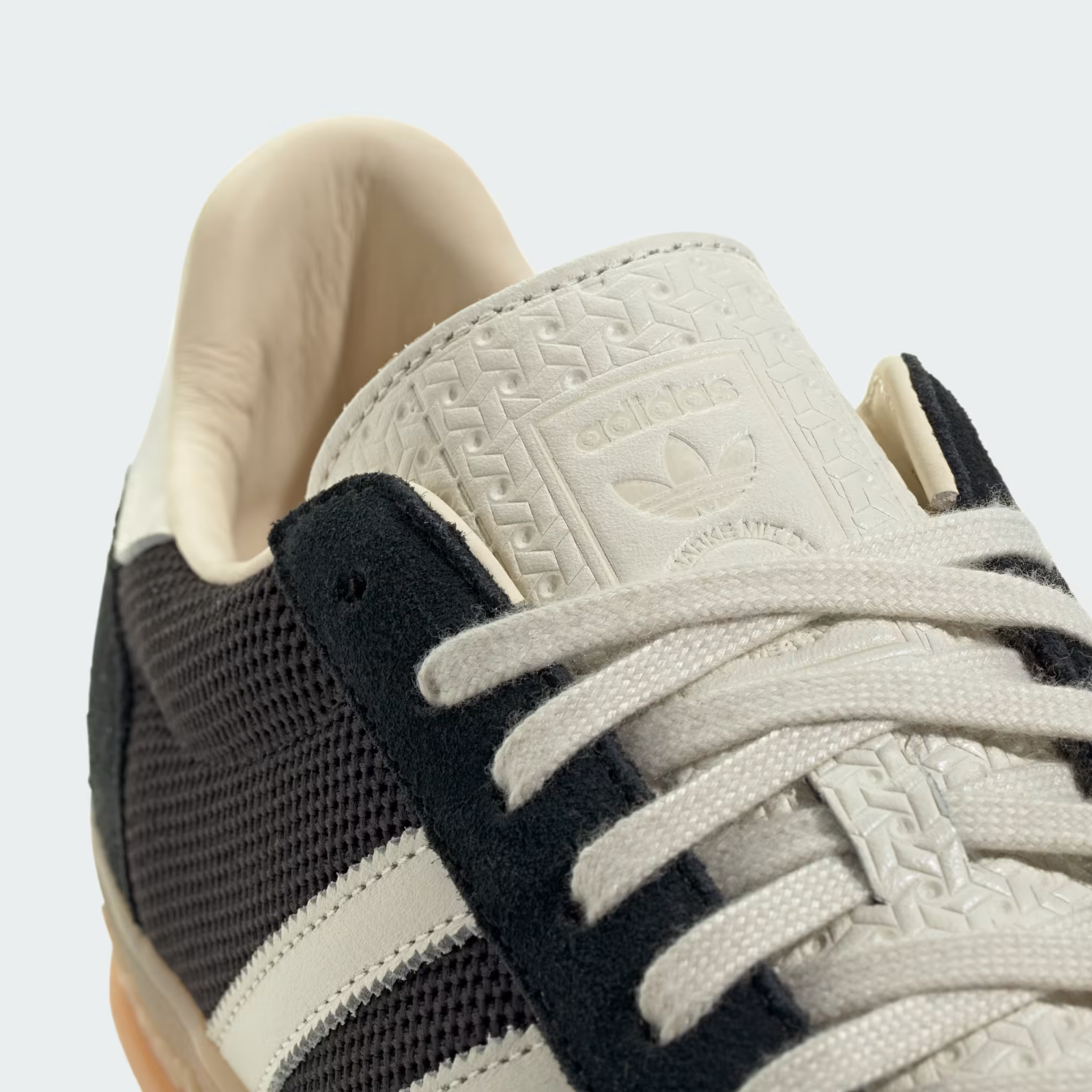 adidas Gazelle Indoor PRO Trainers in Black/Off White/Warm Sandstone