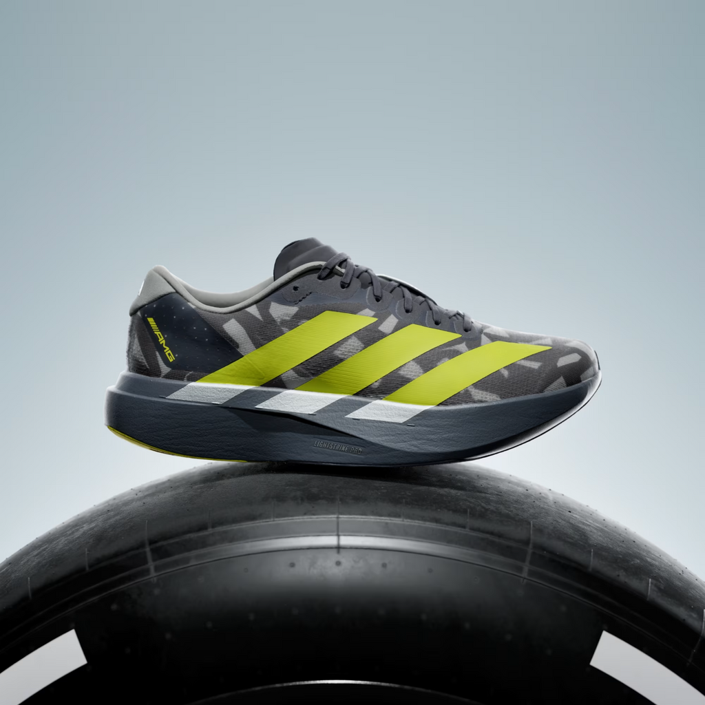 Adidas Adizero EVO SL  AMG in Aurora Onix/Acid Yellow/Grey Three Shoes