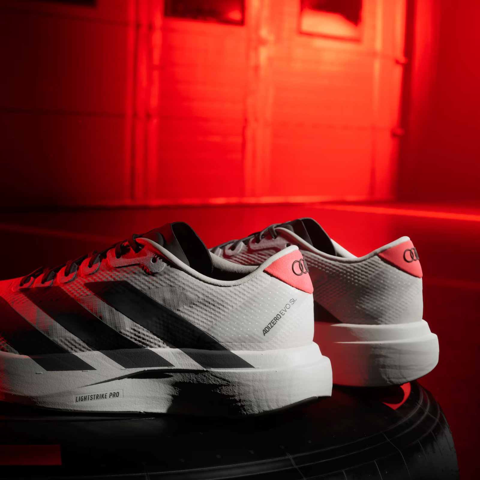 Adidas ADIZERO EVO SL WOVEN AUDI REVOLUT F1 TEAM SHOES in Grey