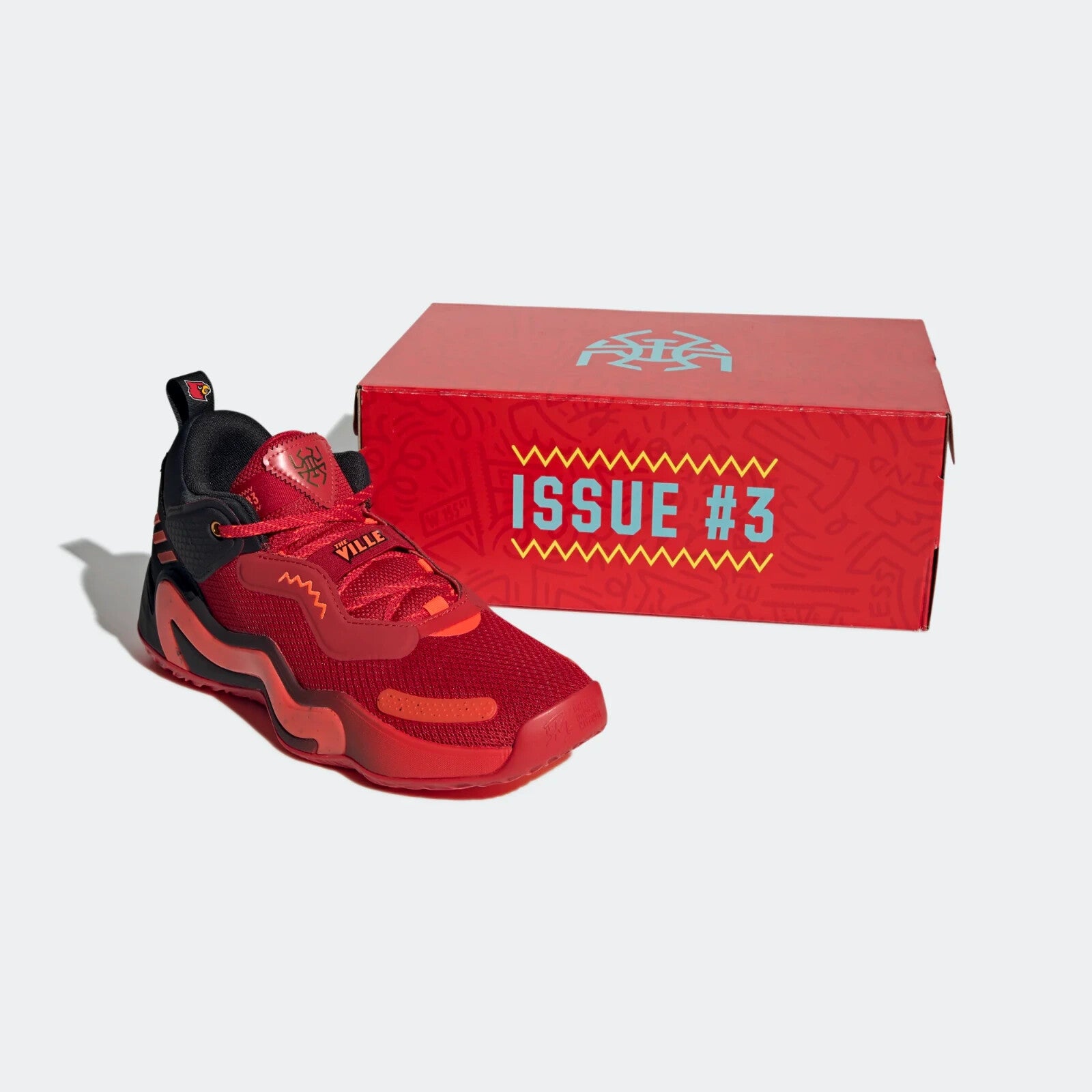 Adidas Mens DONOVAN MITCHELL D.O.N. ISSUE #3 SHOES - LOUISVILLE