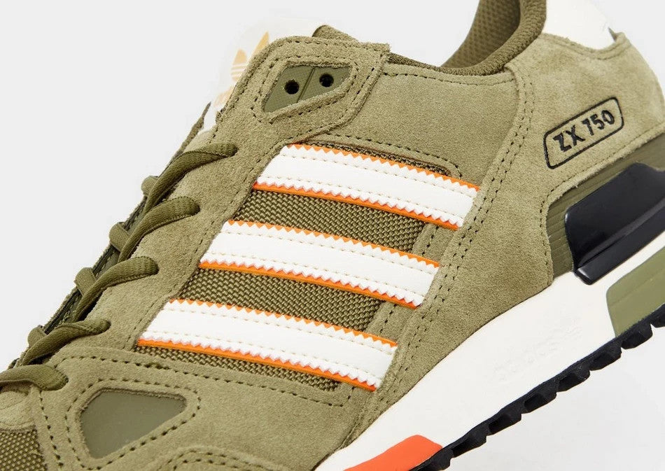 adidas Originals Men's ZX 750 Trainers in Green Shoes