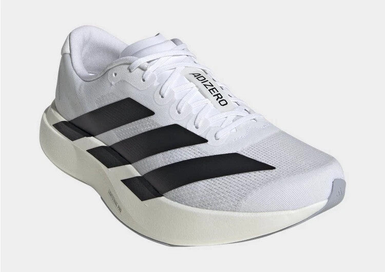 Adidas Adizero Evo SL Shoes in Cloud White and Core Black